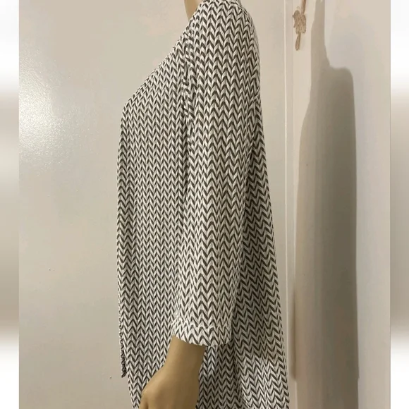 Women's Easywear by Chico's Top Cardigan Tunic Size 3 - Picture 4 of 8